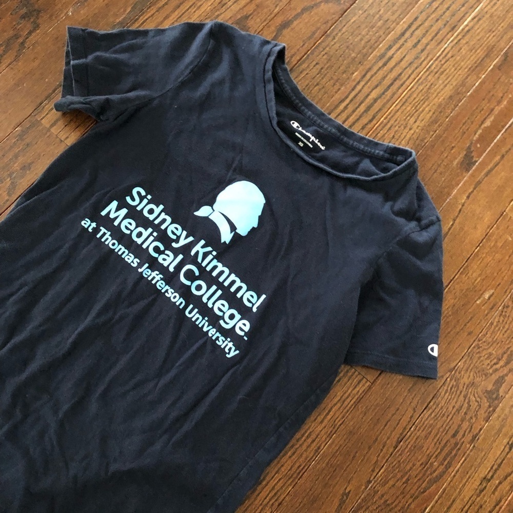 Sidney Kimmel Medical College/Thomas Jefferson University Navy Blue/Blue T-Shirt - Picture 3 of 8